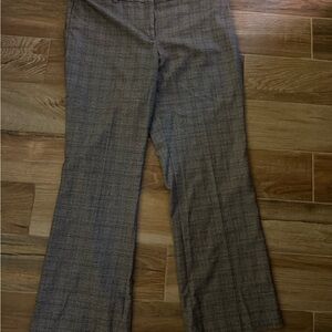 Gray Plaid Trousers